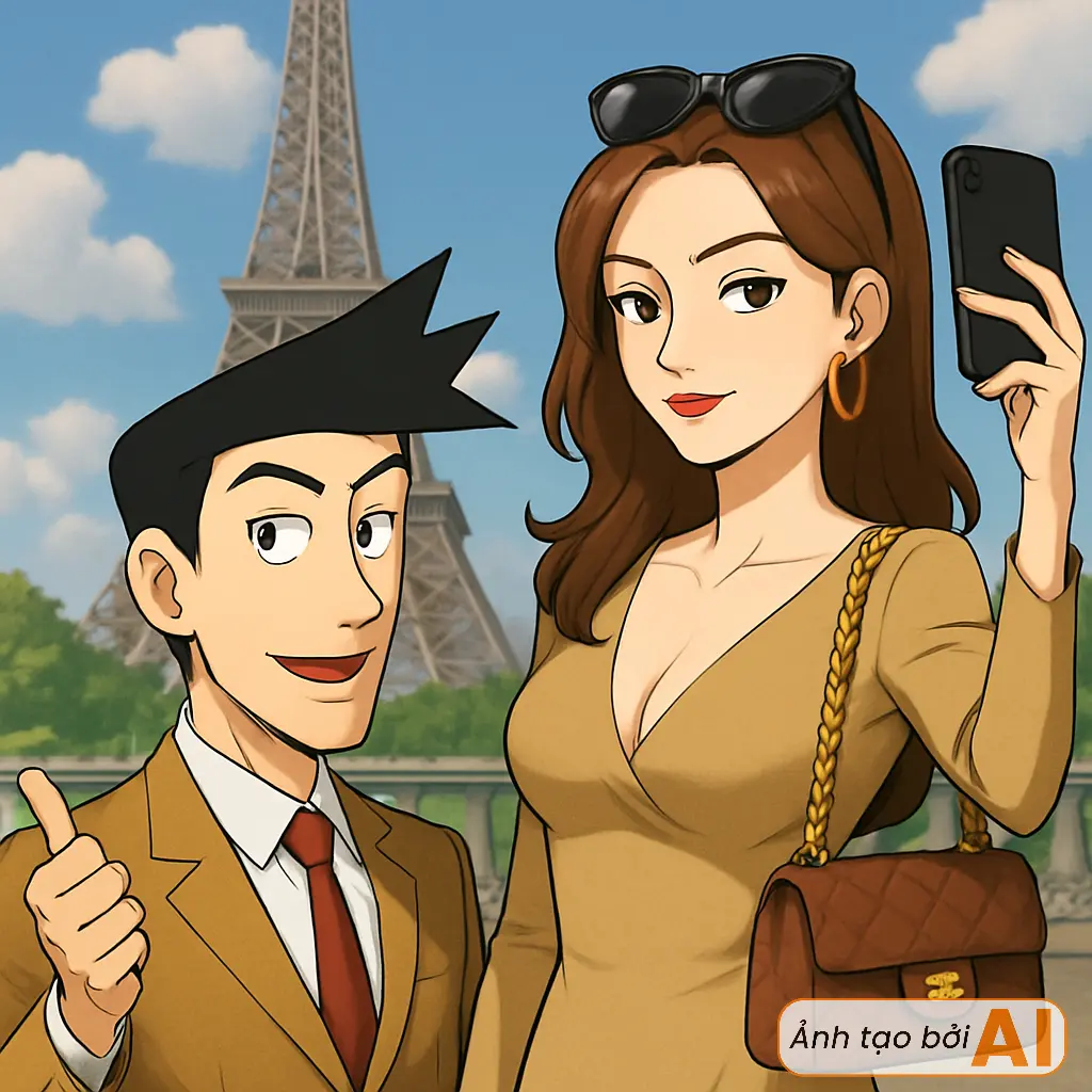 Suneo married a beautiful wife.