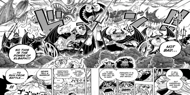 Imu commanding demon army in One Piece chapter 1150