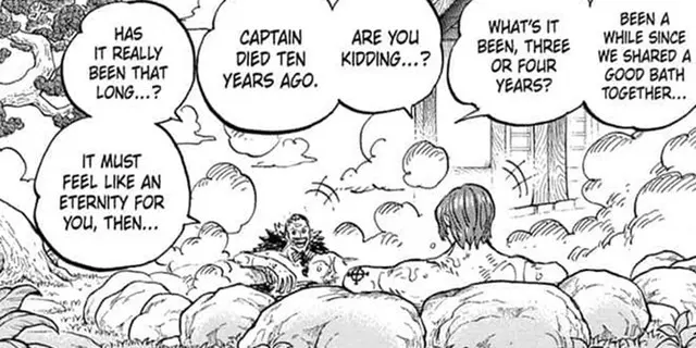 Shanks flashback in One Piece chapter 1152