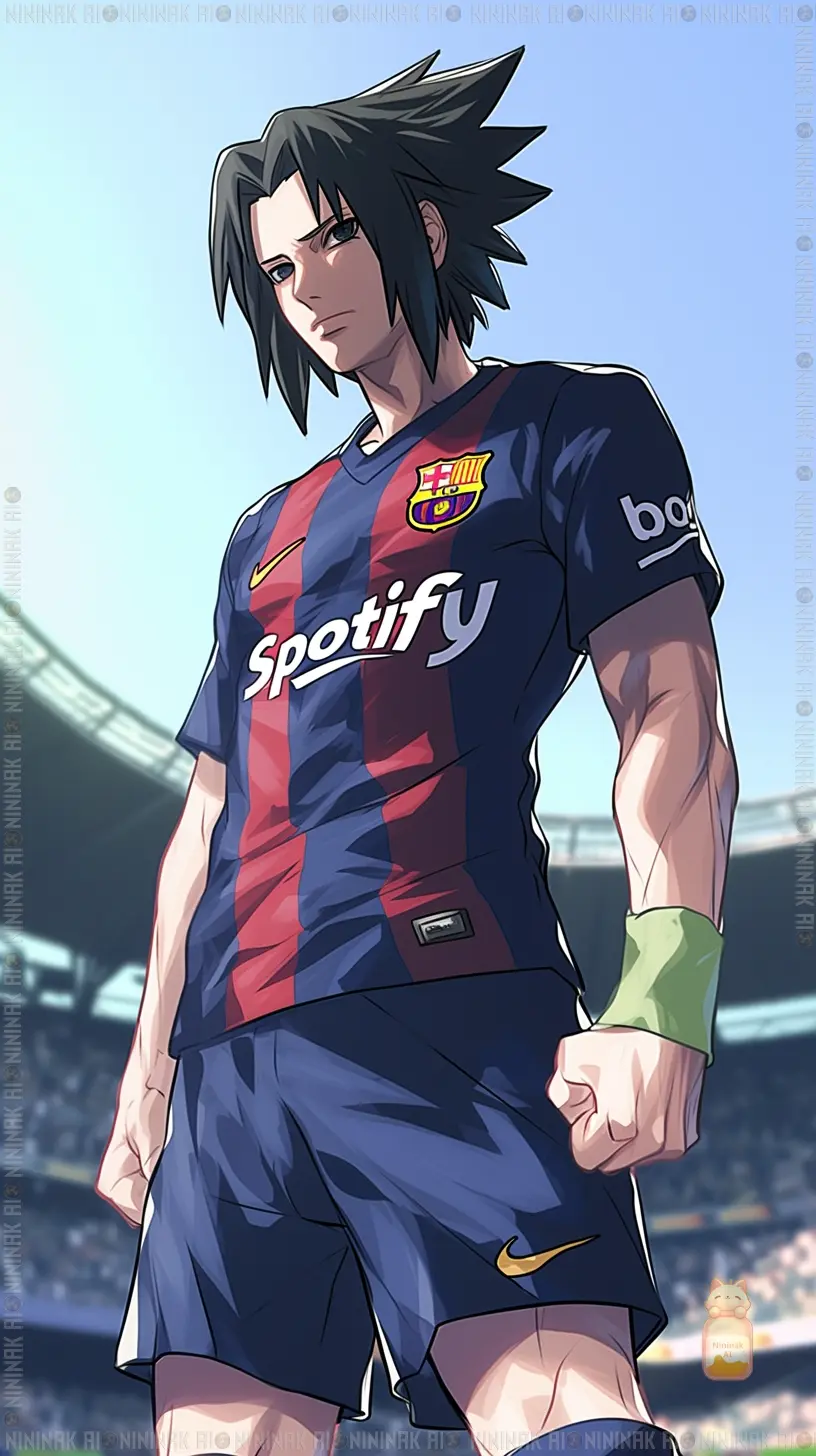 Sasuke Uchiha as a world-class attacking midfielder or forward