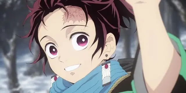 Tanjiro Kamado smiling