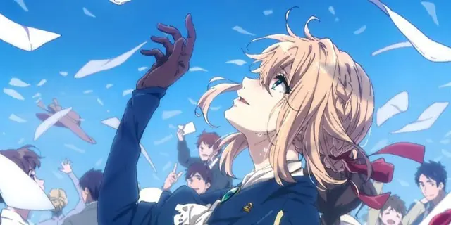 Violet Evergarden anime scene