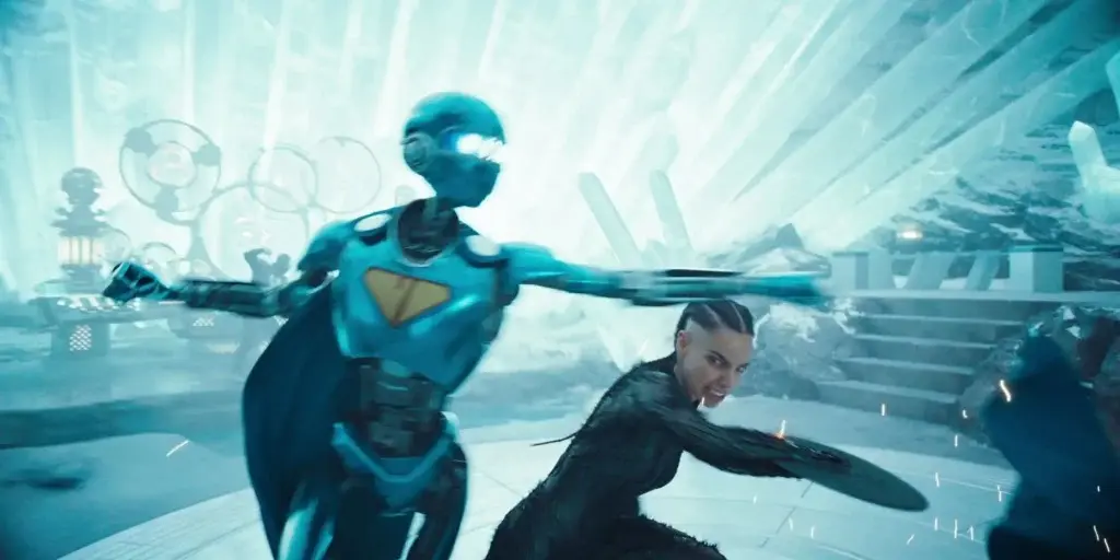 Superheroes unite in battle