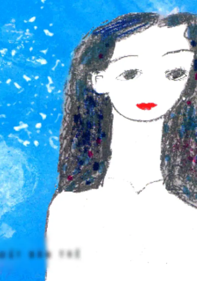Ha Lan on the illustrated cover of a Mat Biec edition