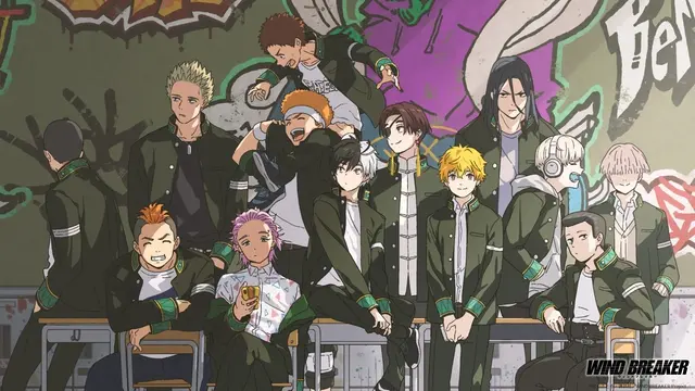 Wind Breaker anime key art
