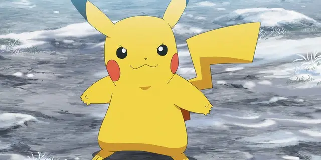 Ash Ketchum's Pikachu from the Pokémon anime