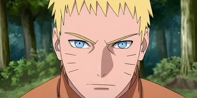 Naruto Uzumaki serious in Boruto