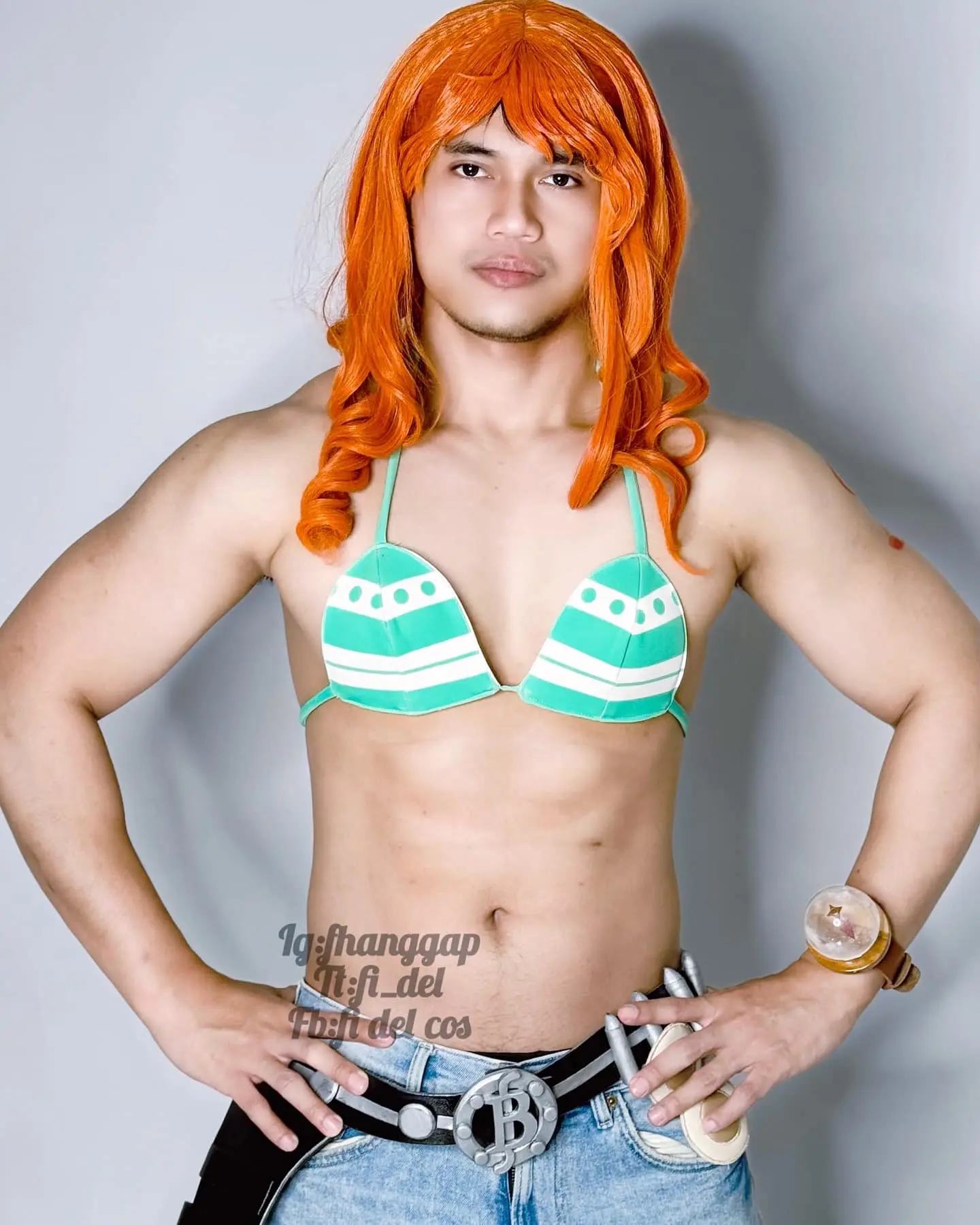 Fi Del Cos Nami cosplay close-up