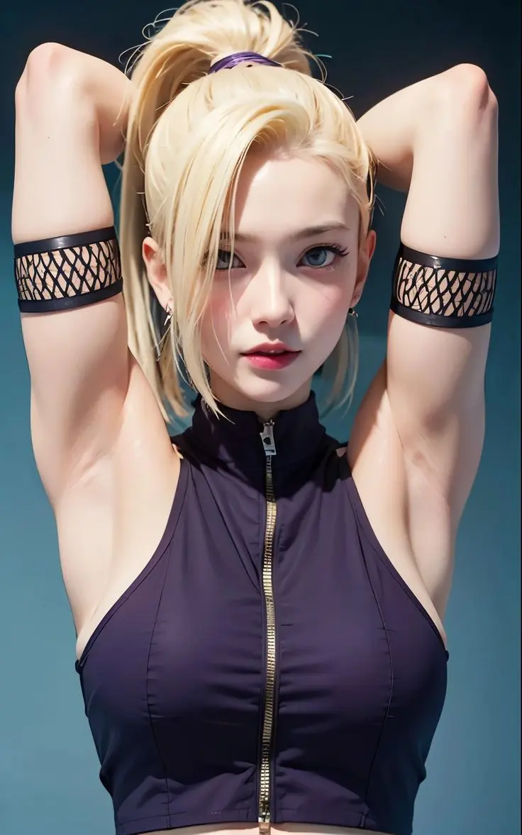 Ino Yamanaka using her mind techniques in battle