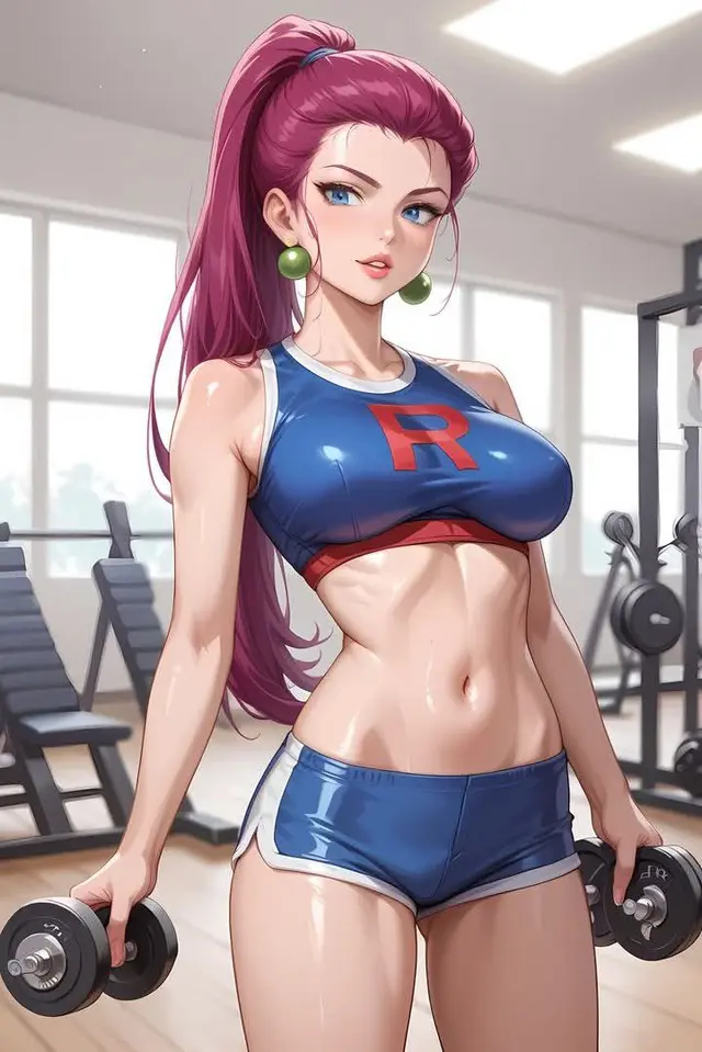 AI reimagined Jessie with fiery red hair