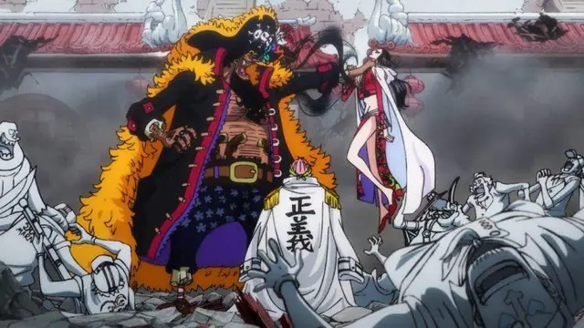 Blackbeard attacks Amazon Lily