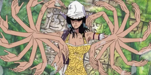 Nico Robin using Hana Hana no Mi