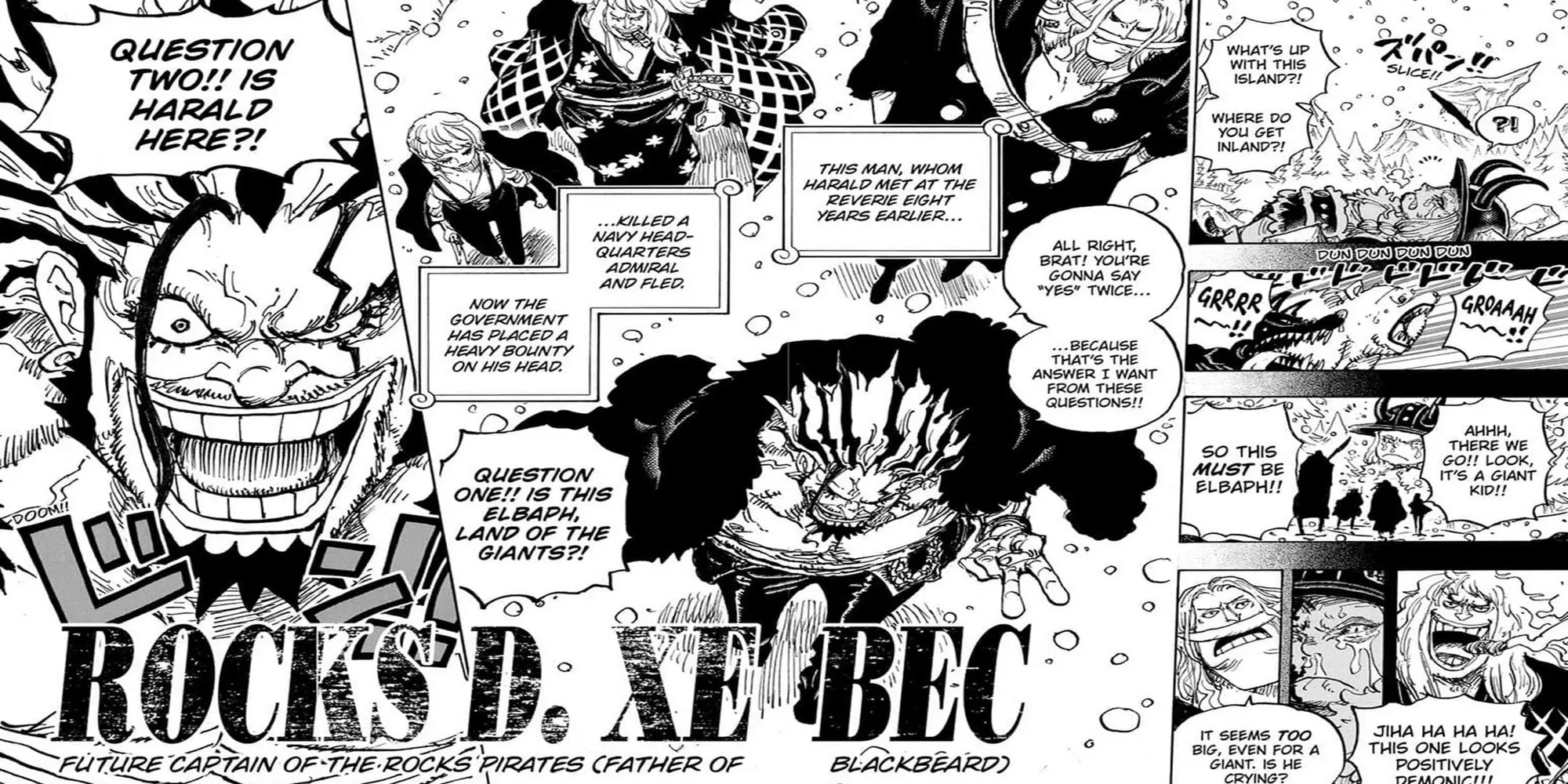 Blackbeard and Rocks D. Xebec in One Piece