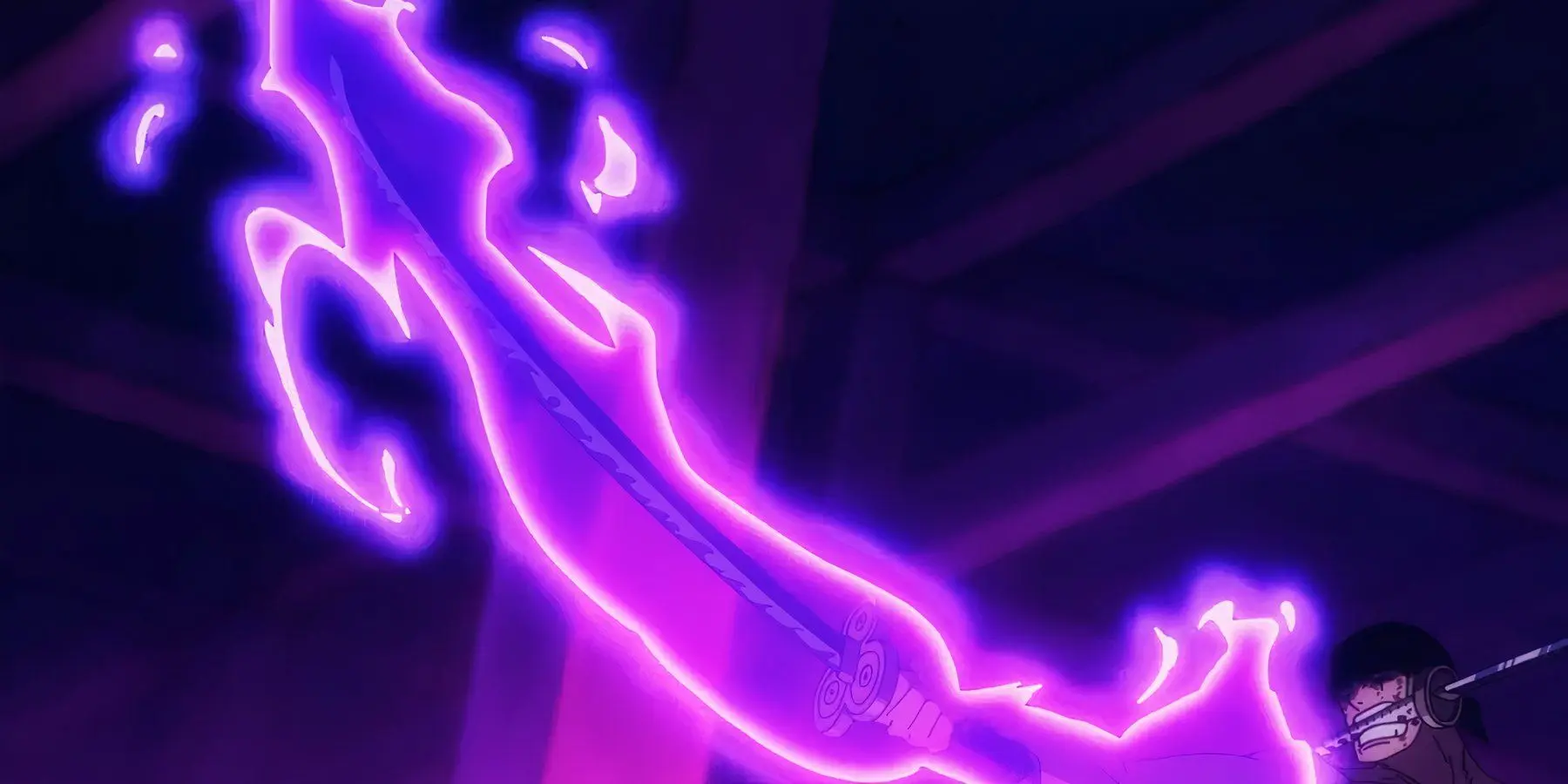 Zoro wielding Enma
