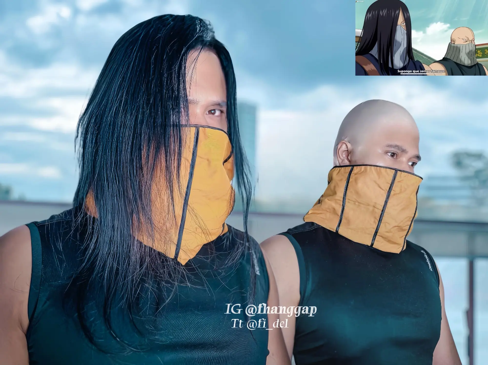 Sakamoto and friends cosplay