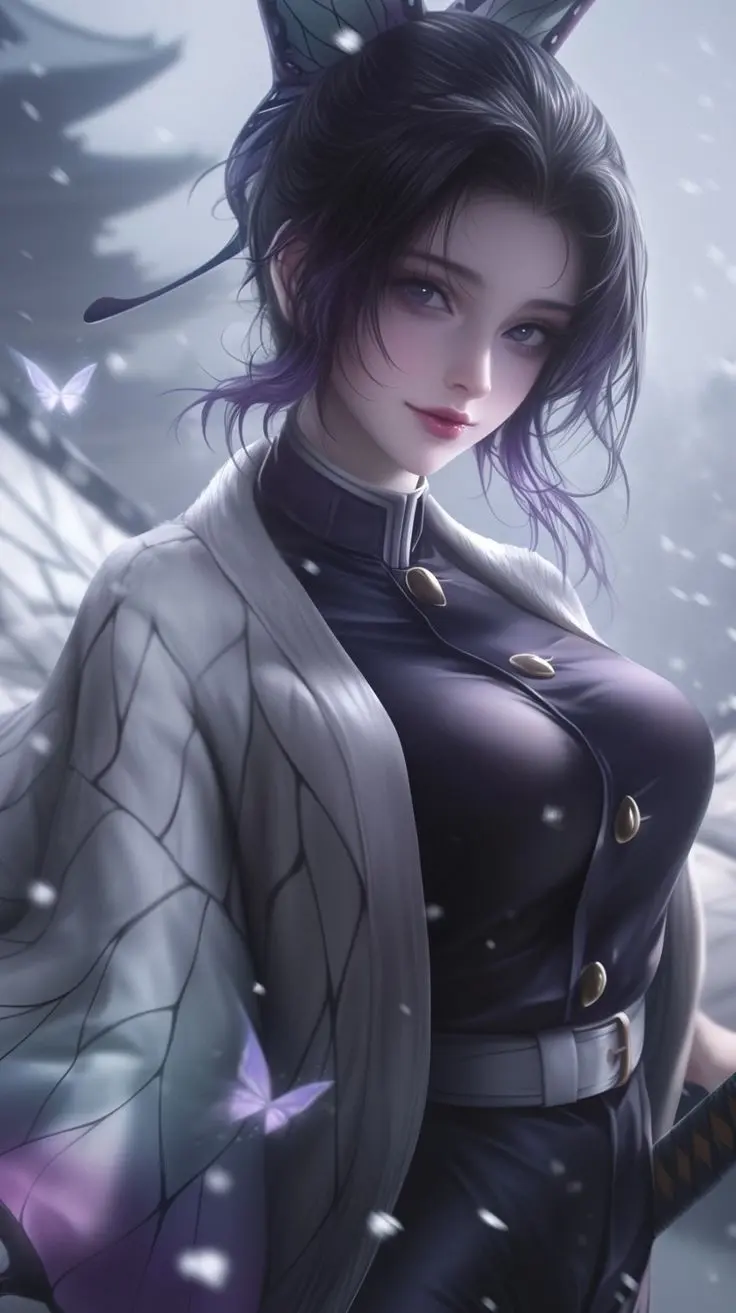 AI-generated image of Shinobu Kocho