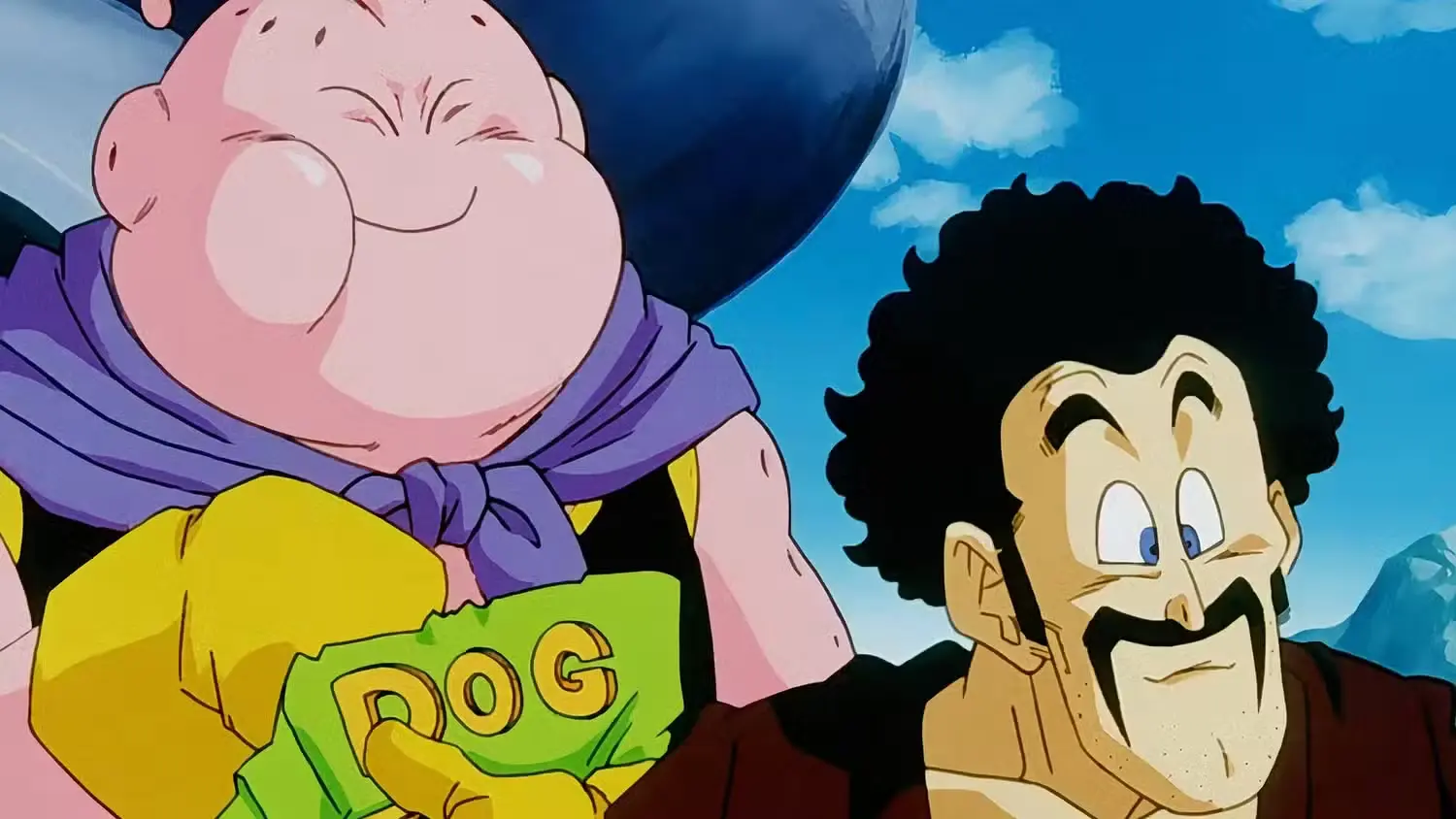 Mr. Satan and Majin Buu