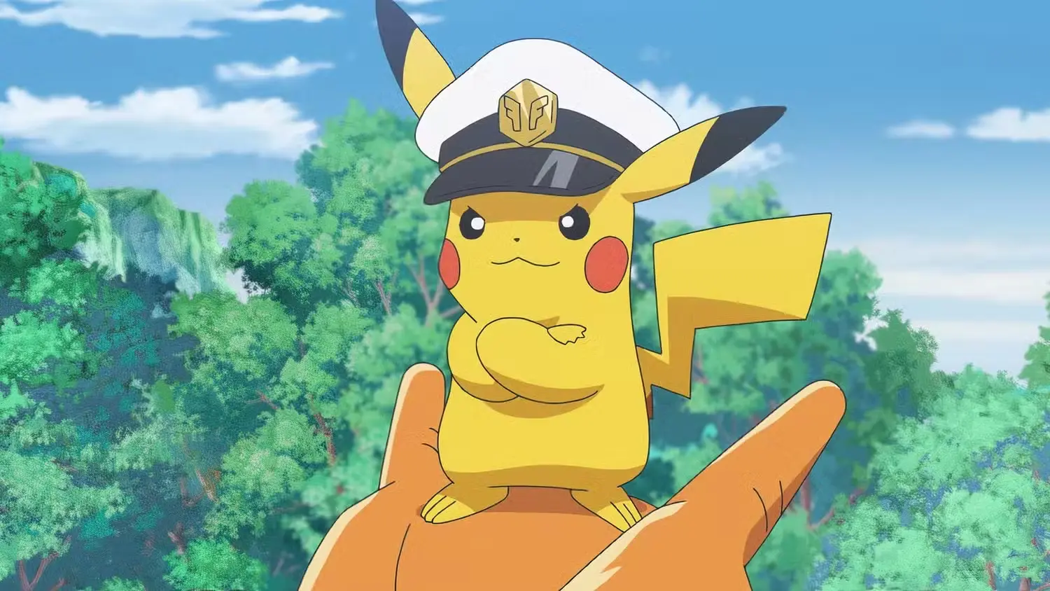 Captain Pikachu from Pokémon Horizons