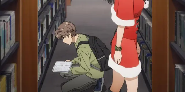Rascal Does Not Dream of Santa Claus Santa Passing by Sakuta