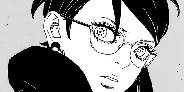 Sarada Uchiha activates her Mangekyo Sharingan