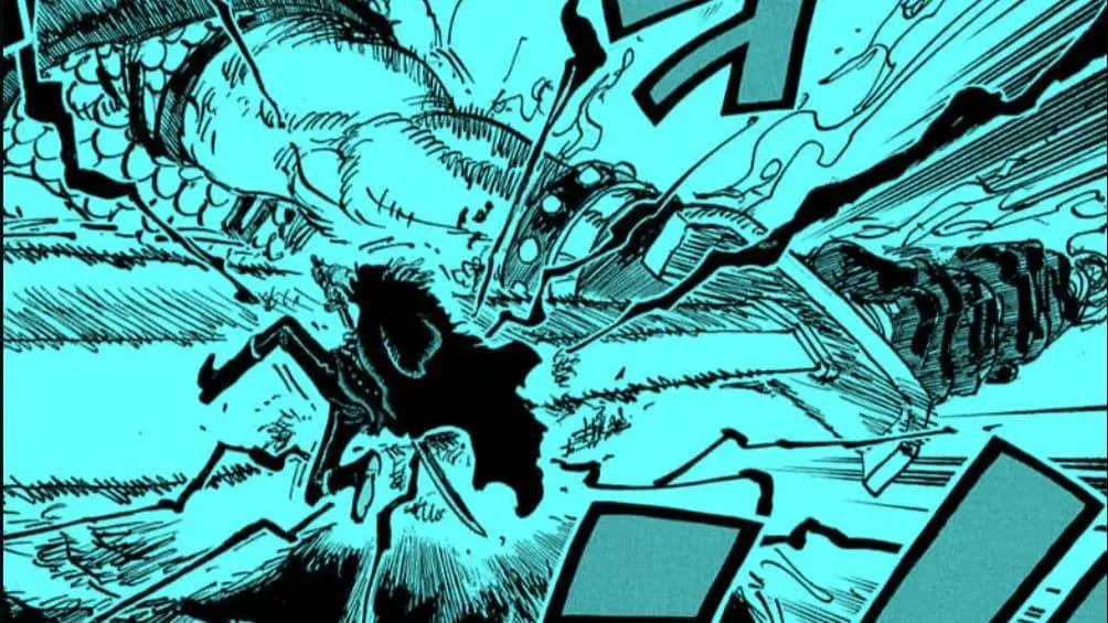 Rocks D. Xebec using Conqueror's Haki