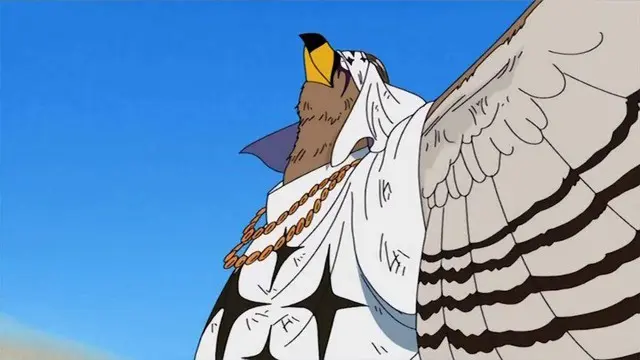 Pell using Falcon Devil Fruit powers