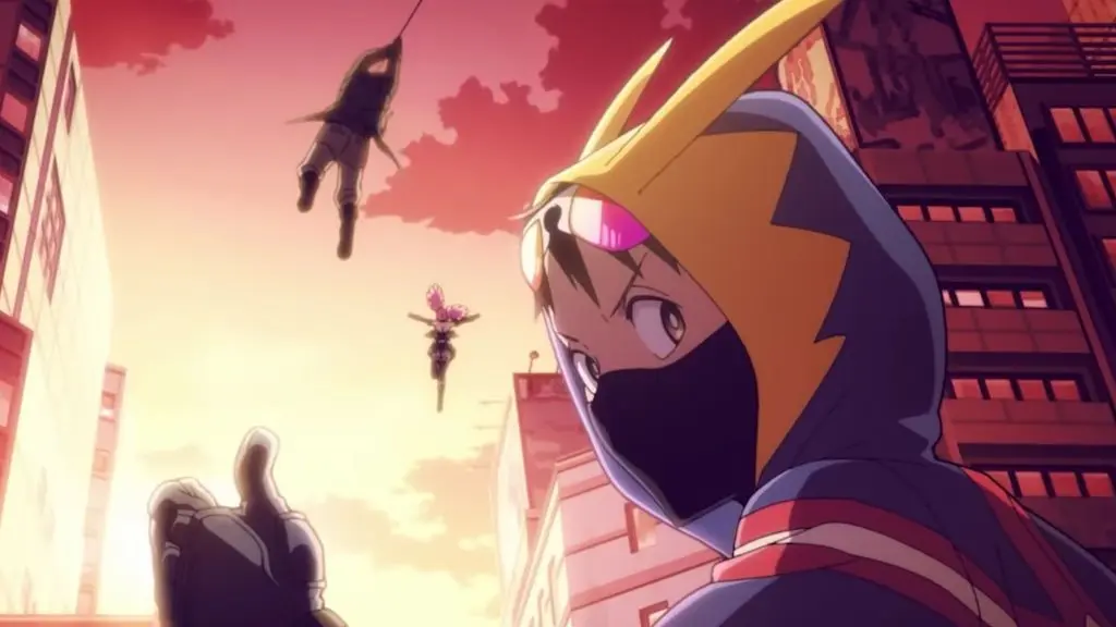 Action anime scene
