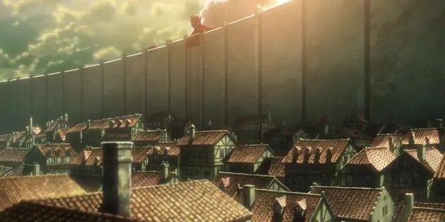 Attack on Titan opening scene