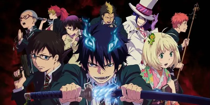 Blue Exorcist anime scene