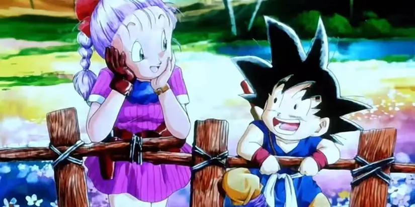 Goku and Bulma in Dragon Ball: The Path to Power