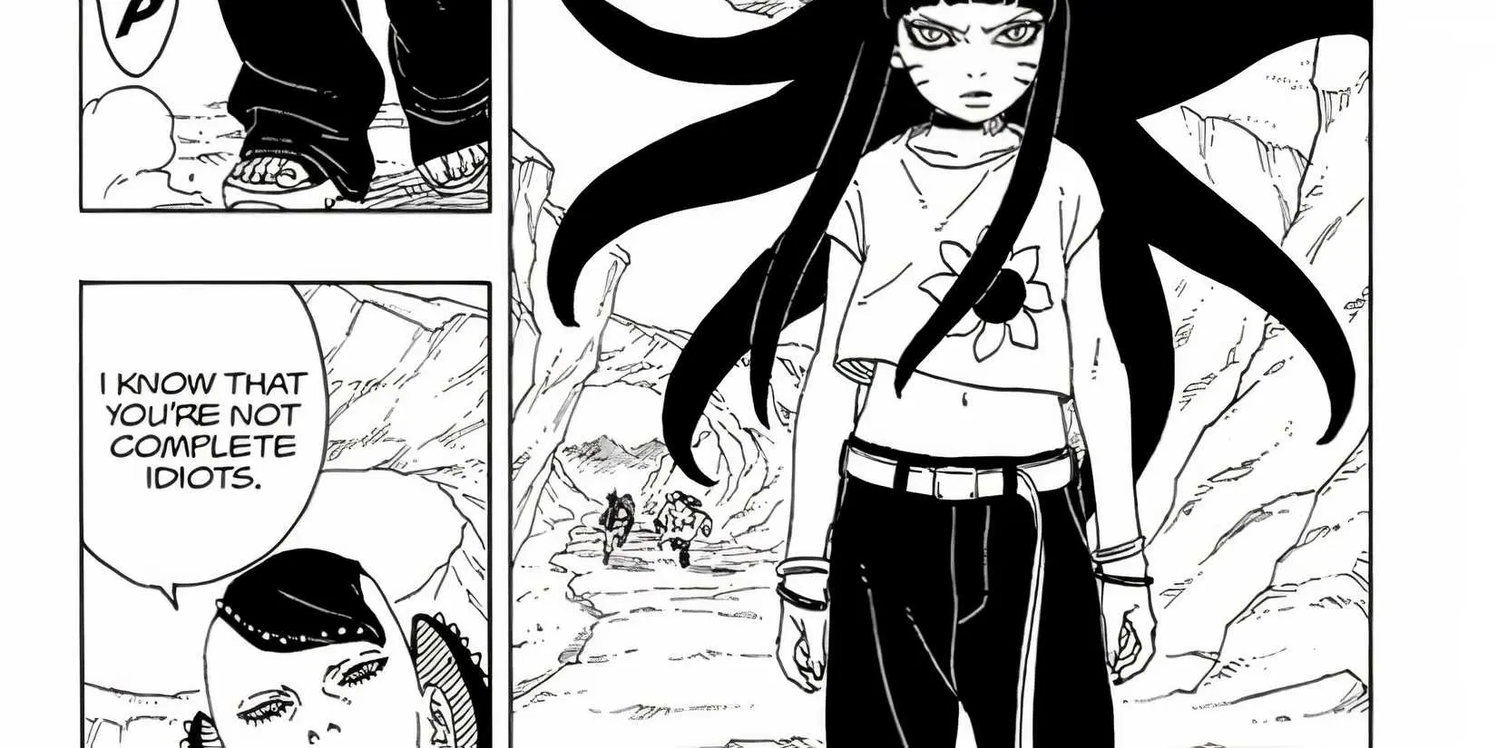 Himawari Uzumaki with Kurama's power in Boruto: Two Blue Vortex