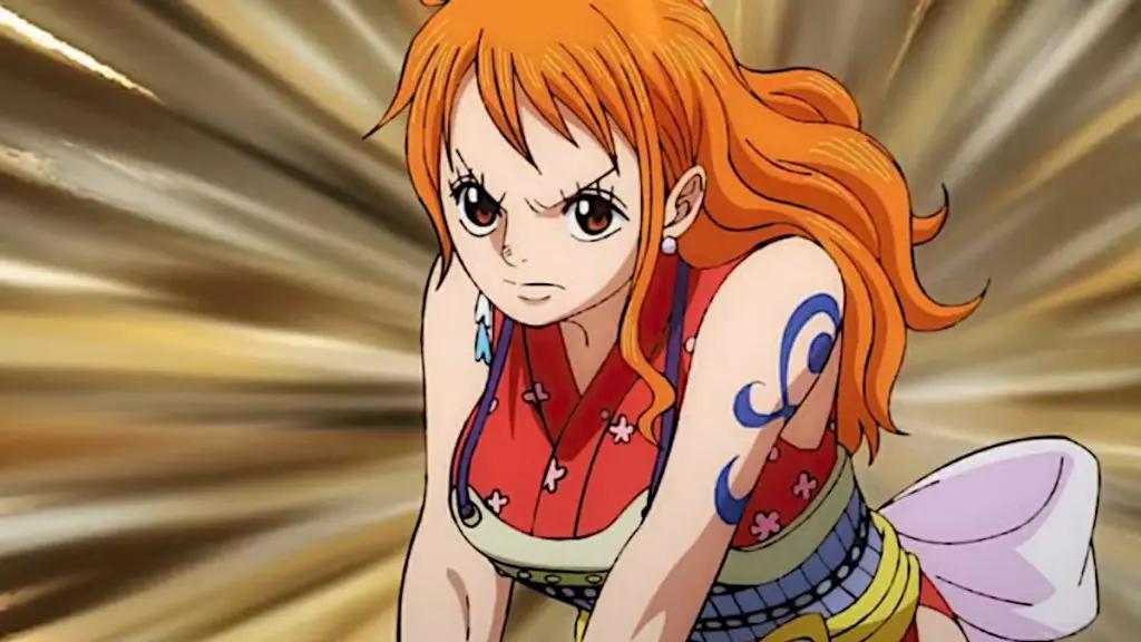 Nami in armored kunoichi outfit from Wano Arc