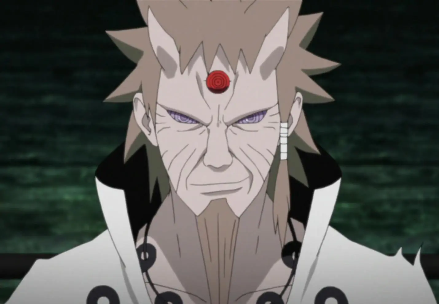 Hagoromo Otsutsuki with Rinnegan eyes