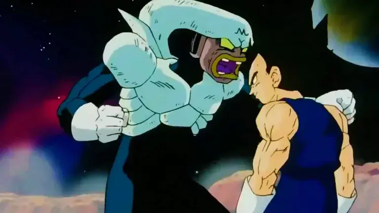 Vegeta defeats Pui Pui