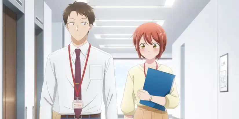 I Have a Crush at Work anime scene