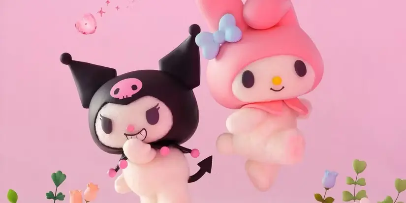 My Melody & Kuromi anime scene
