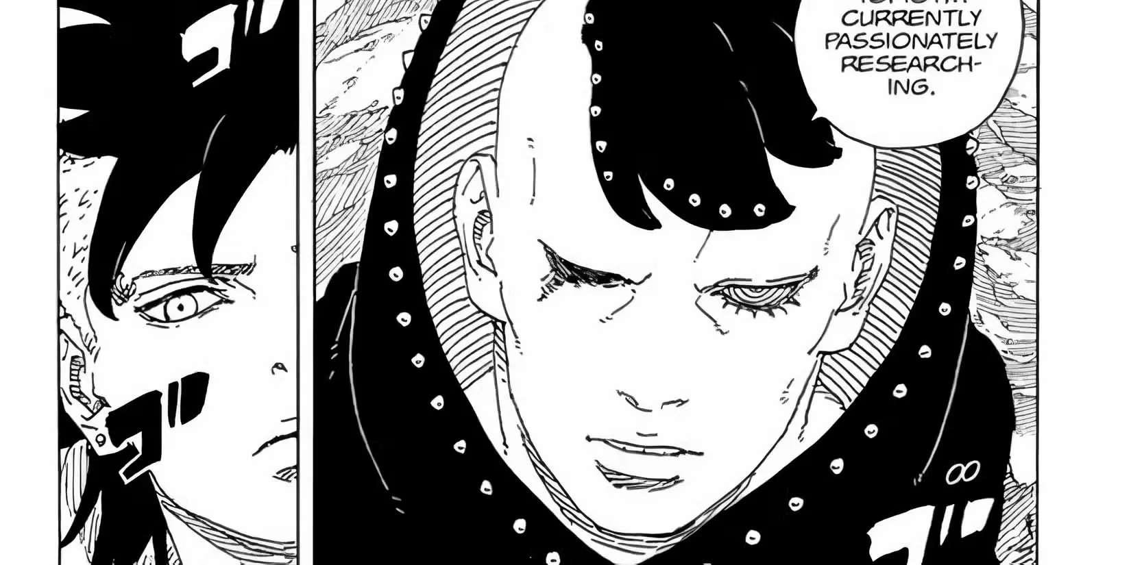 Jura confronting Kawaki in Boruto: Two Blue Vortex
