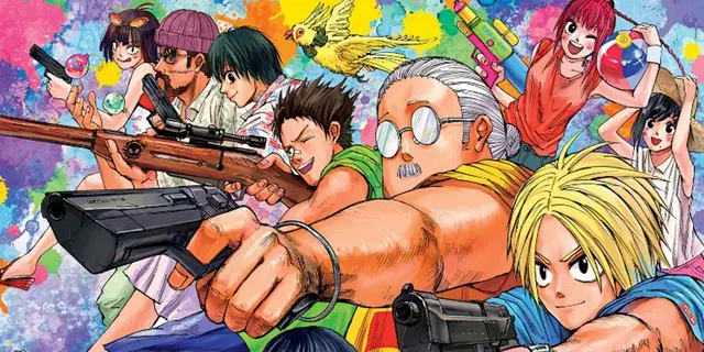 Sakamoto Days features intense firearm battles