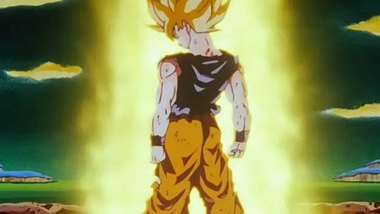 Super Saiyan 1 transformation in Dragon Ball
