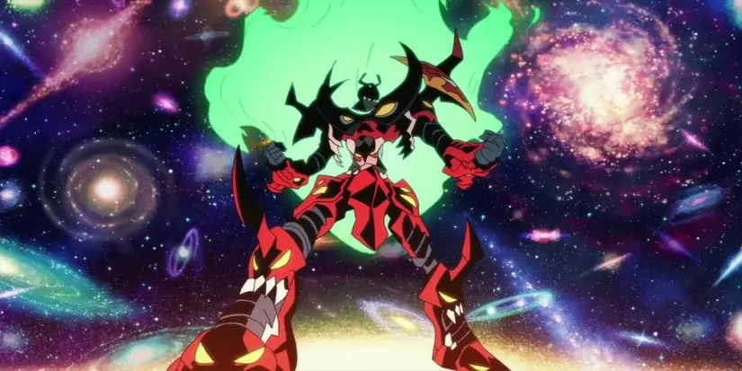 Simon pilots Tengen Toppa Gurren Lagann