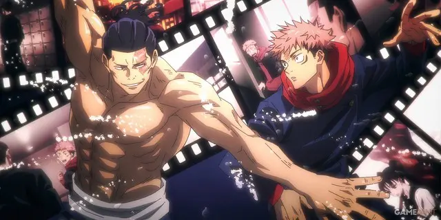 Aoi Todo and Yuji Itadori in Jujutsu Kaisen