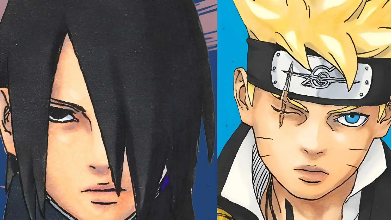 Boruto and Sasuke Uchiha