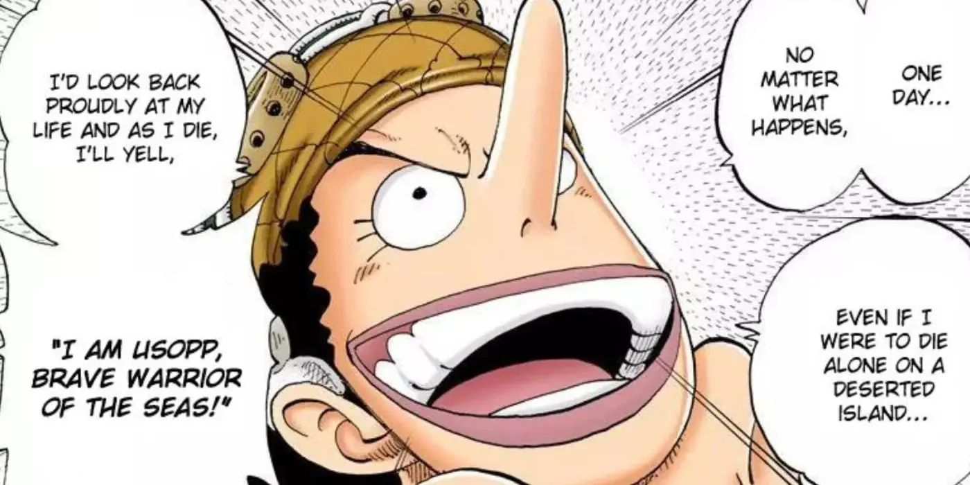 Usopp's brave declaration