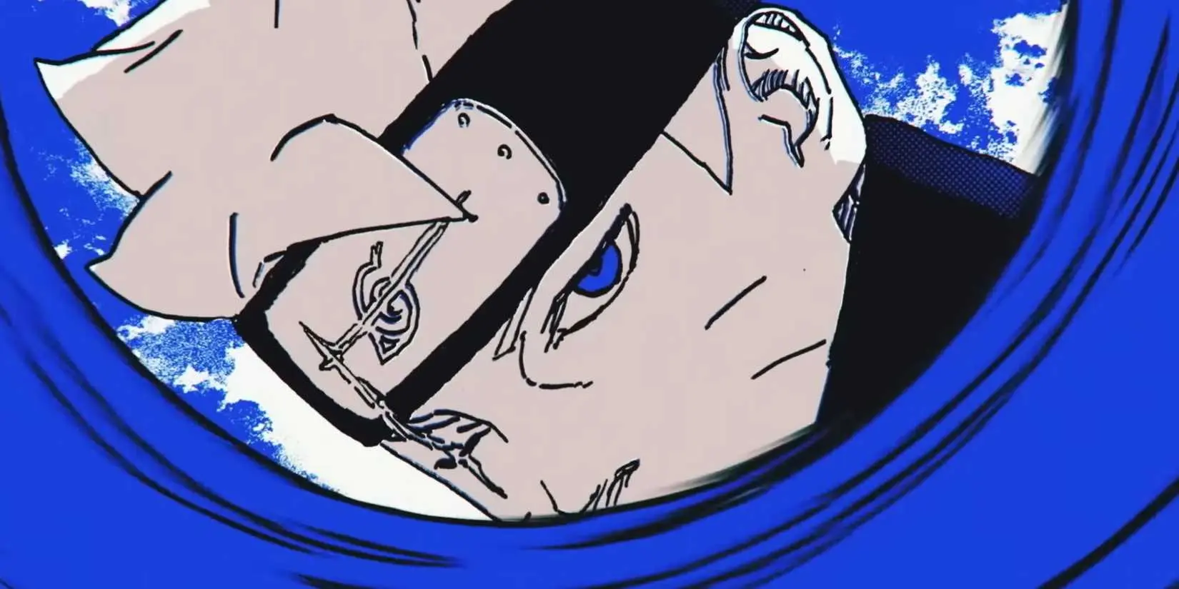Boruto Uzumaki with a scar