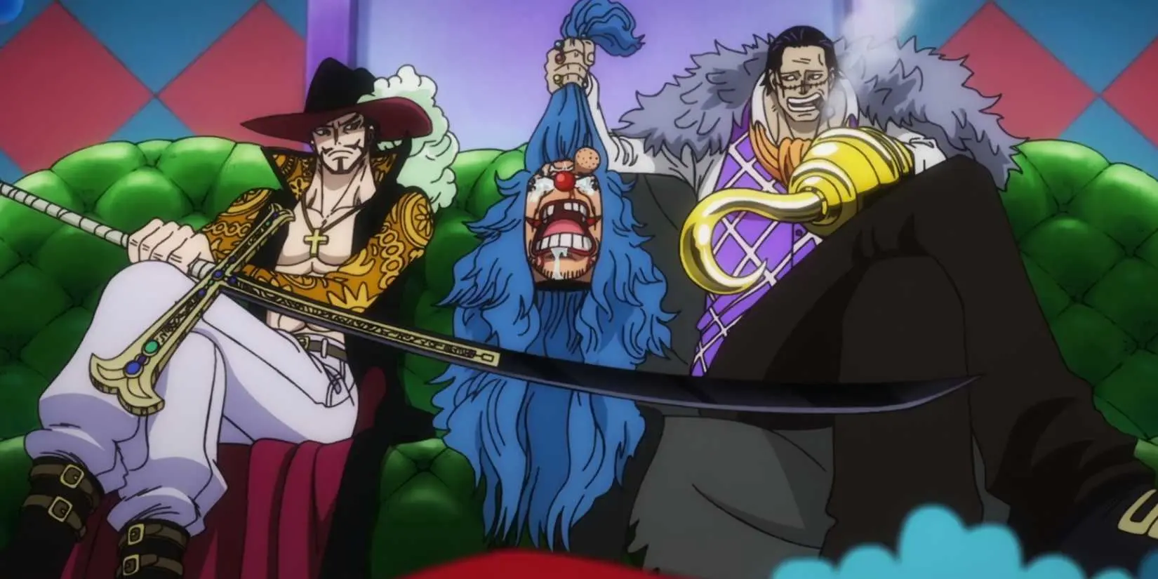 Buggy, Mihawk and Crocodile Cross Guild