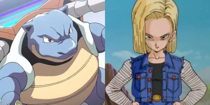 Android 18 and Blastoise
