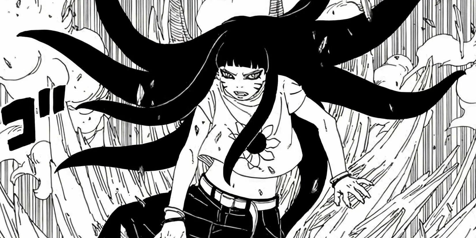 Himawari using Kurama's power in Boruto