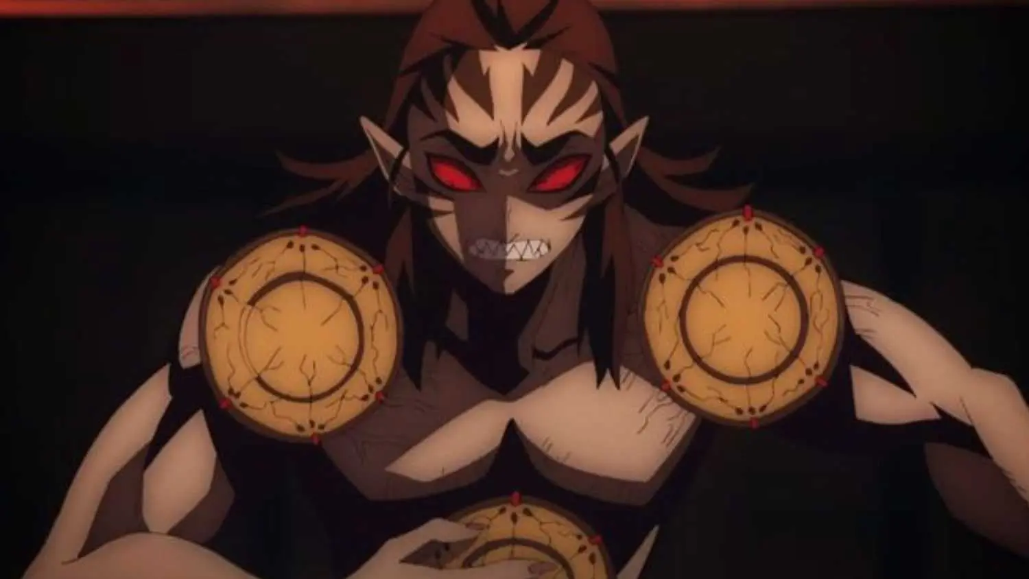 Kyogai confronting Tanjiro