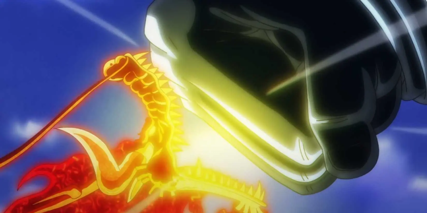 Luffy vs Kaido in One Piece