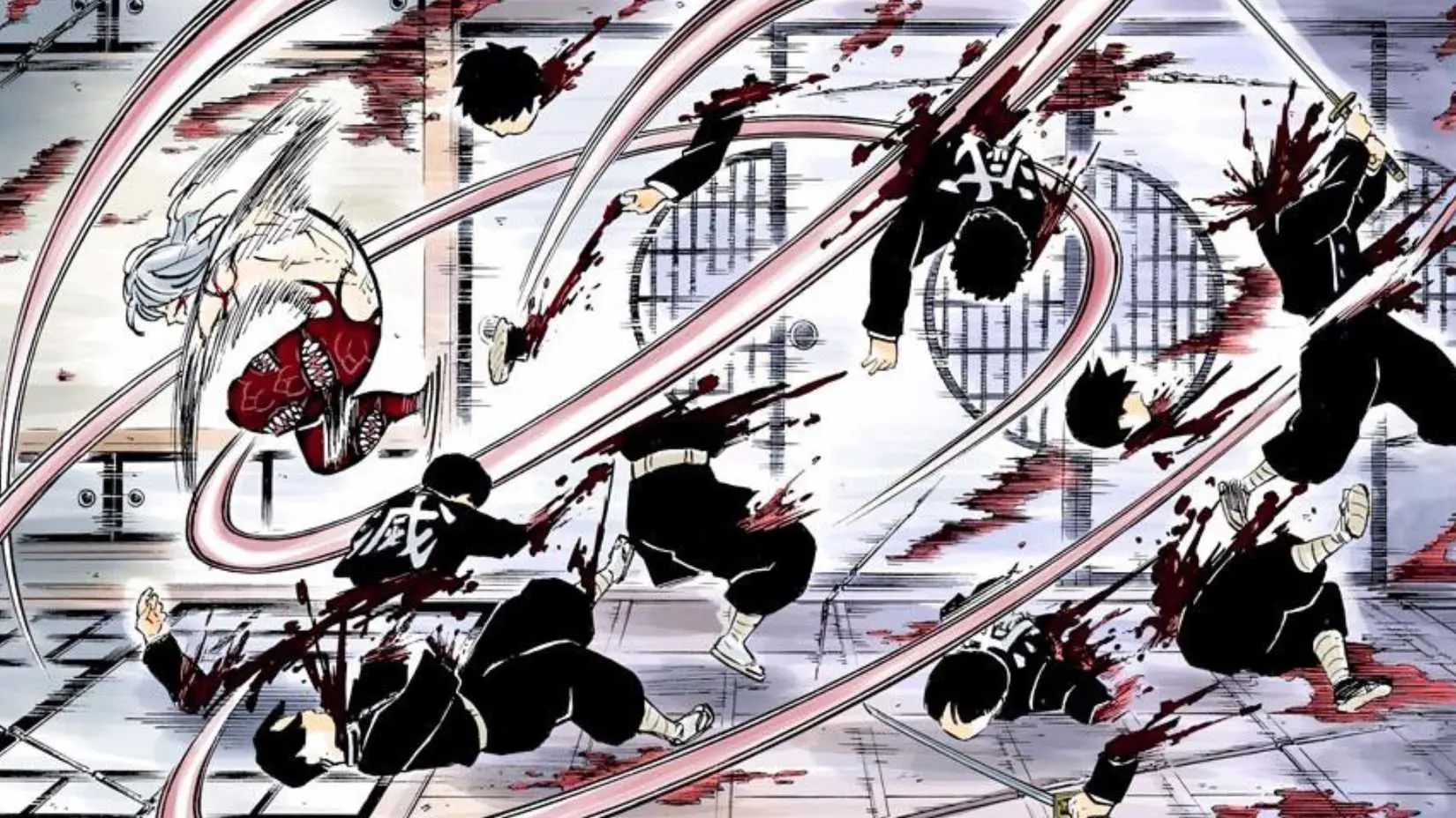 Muzan kills a group of Demon Slayers